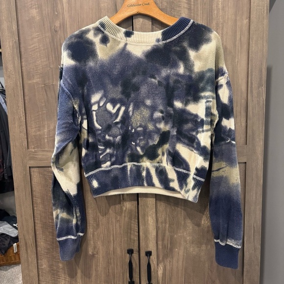 NATURAL LIFE Sweaters - Natural Life Taylor Cropped Tie Dye Sweater medium